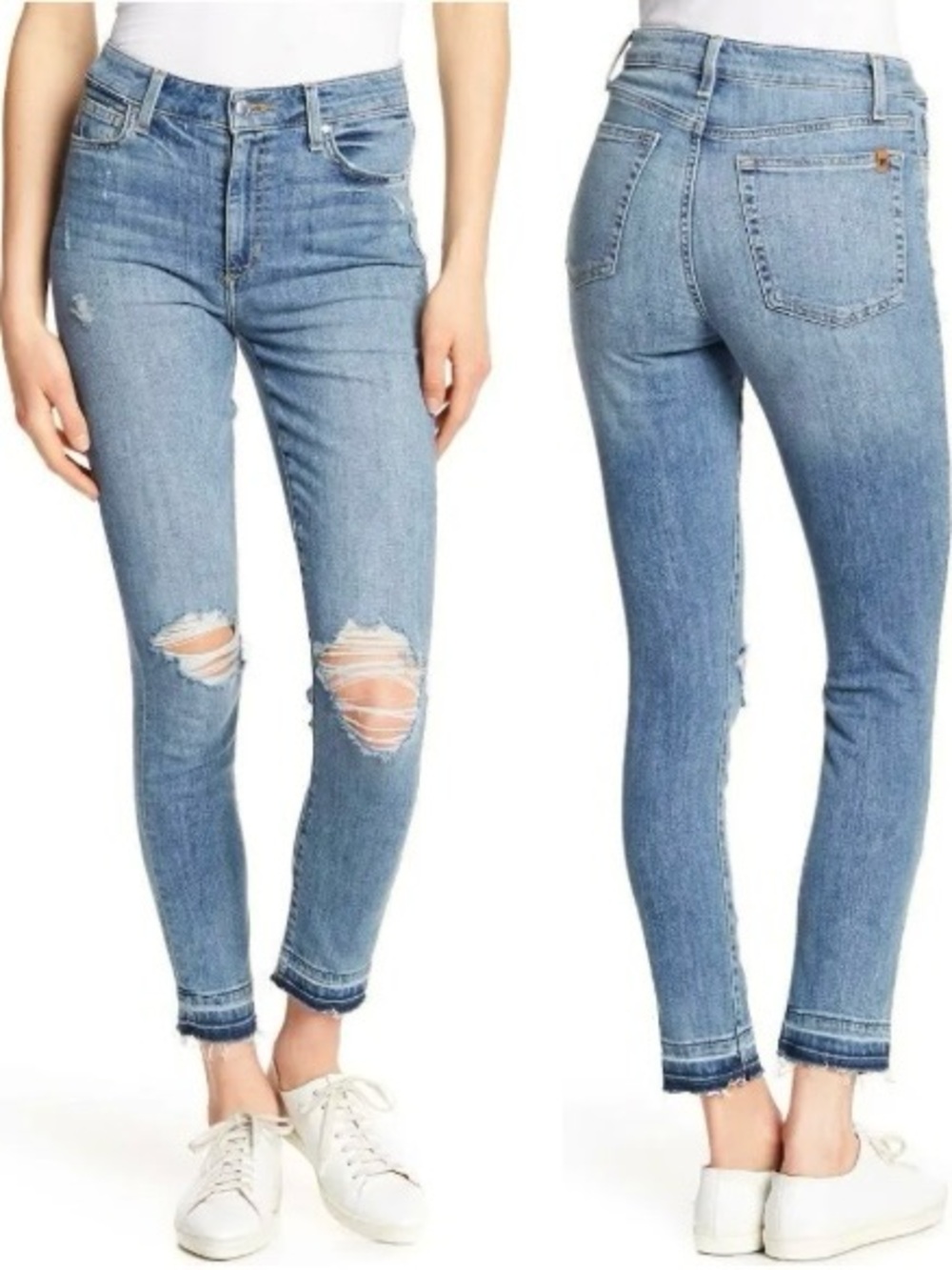 Joe's Jeans Charlie High Rise Ankle Skinny Jeans